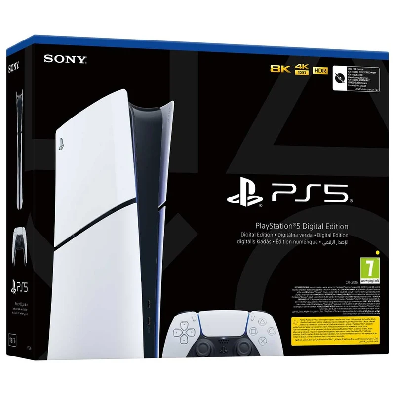 Sony PlayStation PS5 Slim Console Digital White | CFI-2116-B01Y