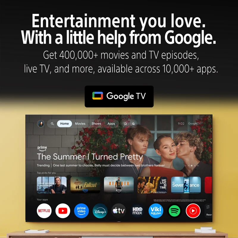 Sony 75" BRAVIA 3 II 4K HDR AI Google TV with Gemini 2026