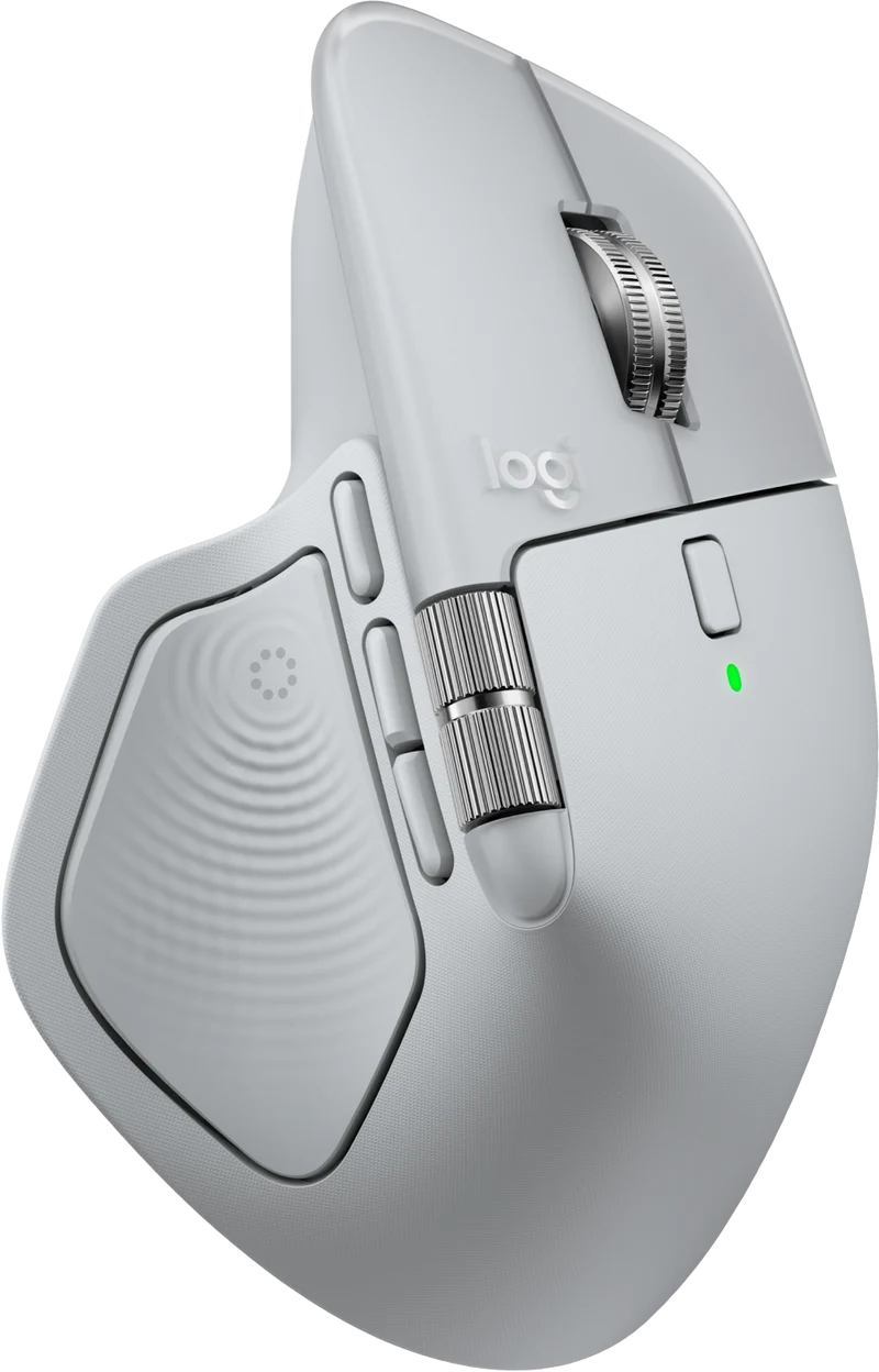 Logitech MX Master 4 Wireless Mouse (Pale Grey)
