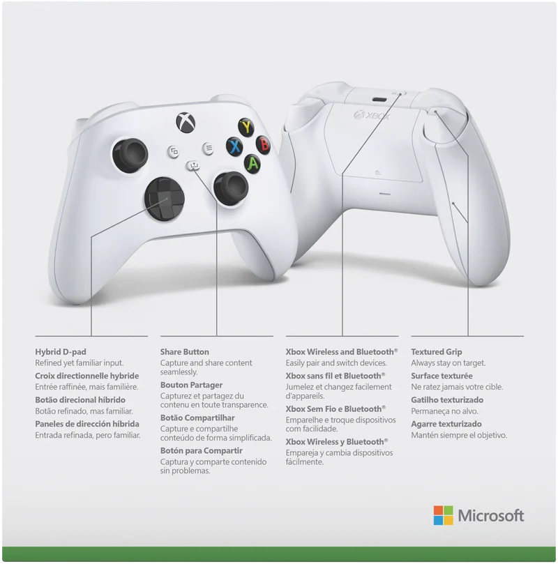 Xbox Wireless Controller (Robot White)