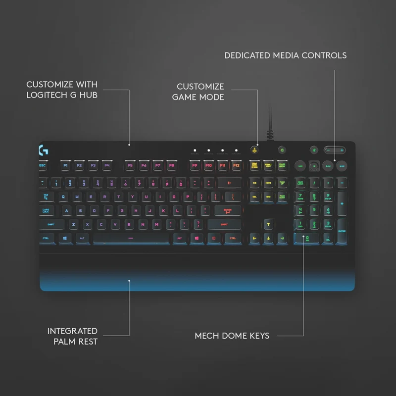Logitech G213 Prodigy RGB Gaming Keyboard