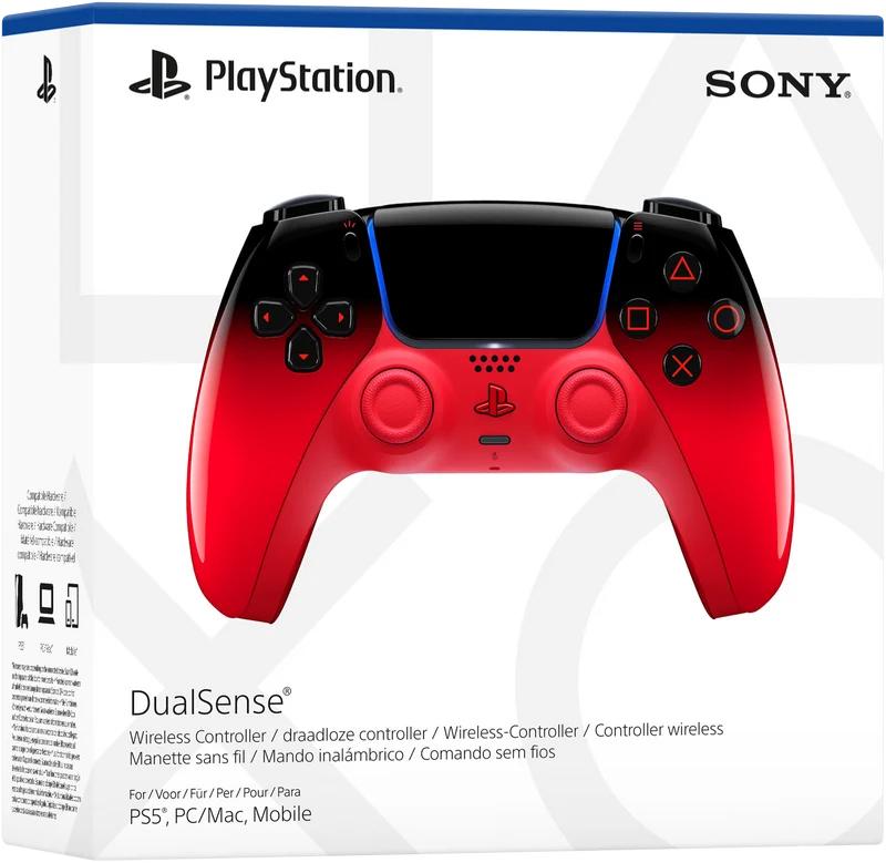 PlayStation 5 DualSense Hyperpop Wireless Controller (Techno Red)