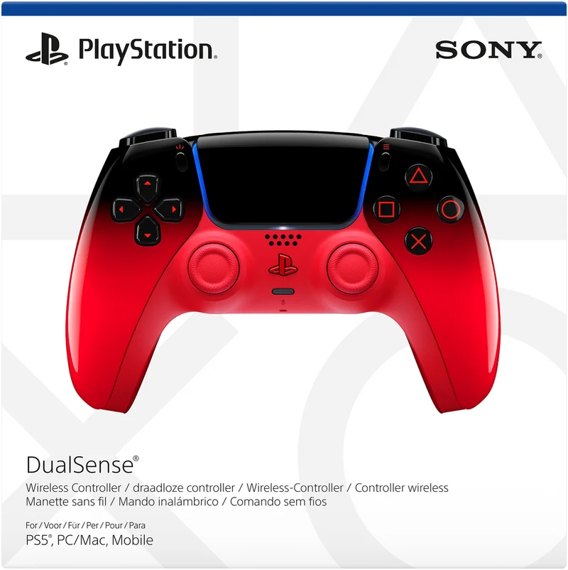 PlayStation 5 DualSense Hyperpop Wireless Controller (Techno Red)