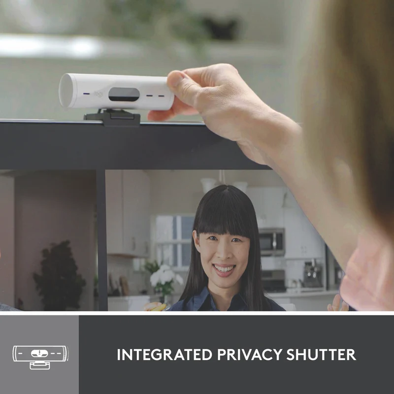 Logitech BRIO 500 Full HD 1080p webcam (White)