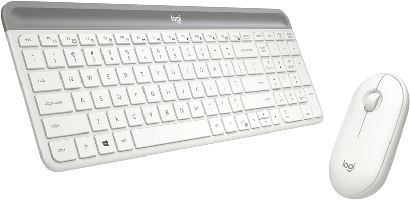 Logitech MK470 Slim Wireless Combo - White