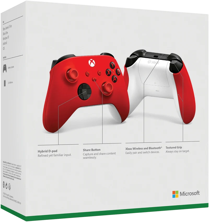 Xbox Wireless Controller (Pulse Red)