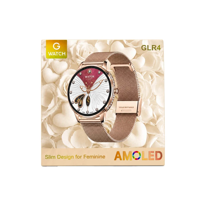 G-Tab GLR4 LadiesSmartwatch with AMOLED Display