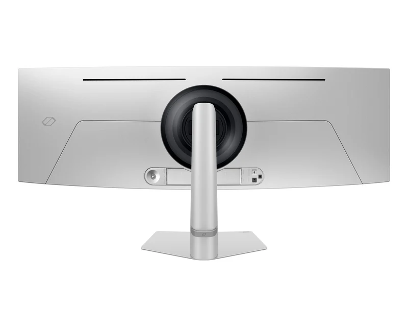 Samsung The G9 G932 Odyssey 49-inch OLED gaming monitor features Dual QHD resolution and a 240Hz refresh rate.
