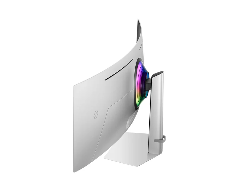 Samsung The G9 G932 Odyssey 49-inch OLED gaming monitor features Dual QHD resolution and a 240Hz refresh rate.