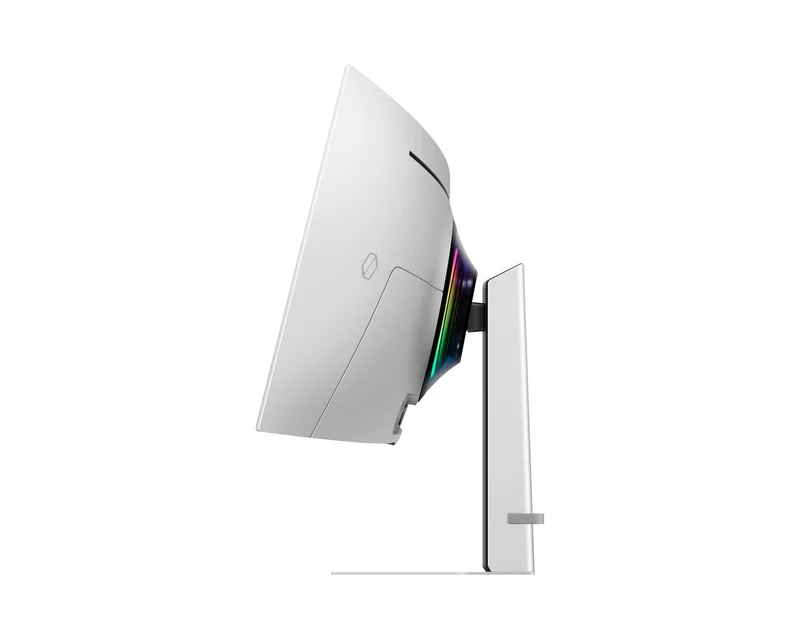 Samsung The G9 G932 Odyssey 49-inch OLED gaming monitor features Dual QHD resolution and a 240Hz refresh rate.