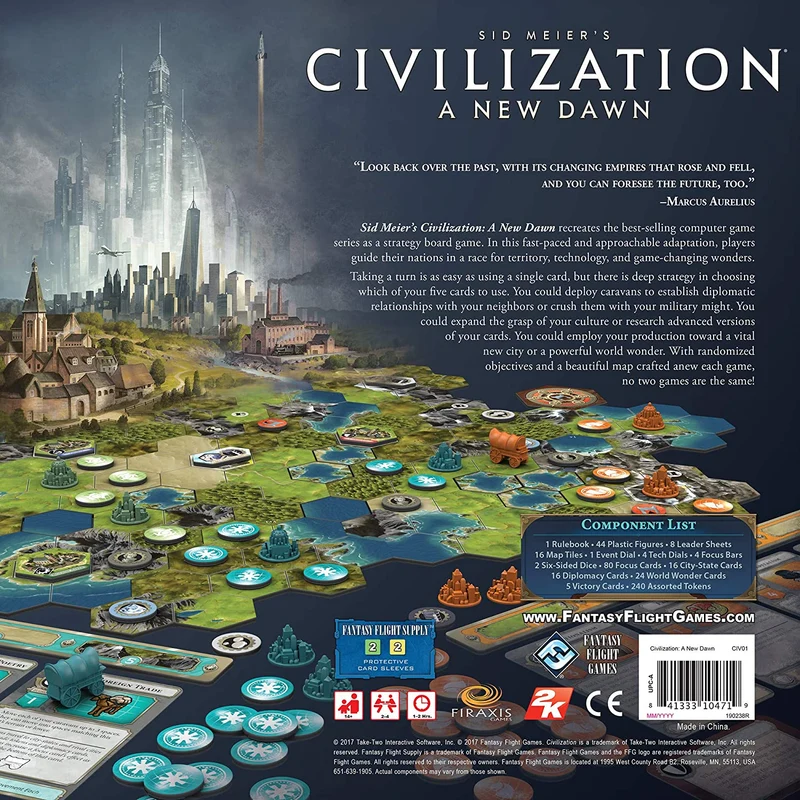 Sid Meier's Civilization A New Dawn - Board Game