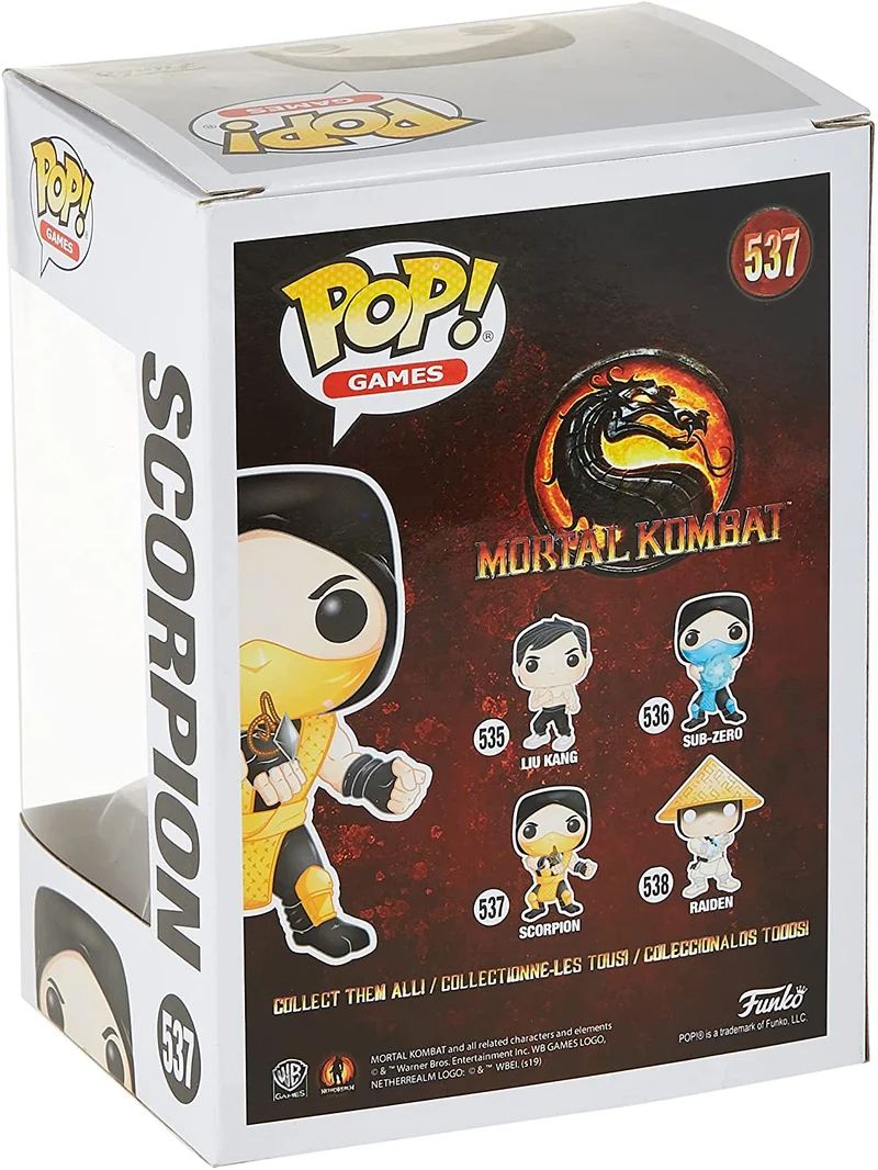 Funko Pop! Games: Mortal Kombat - Scorpion Figure