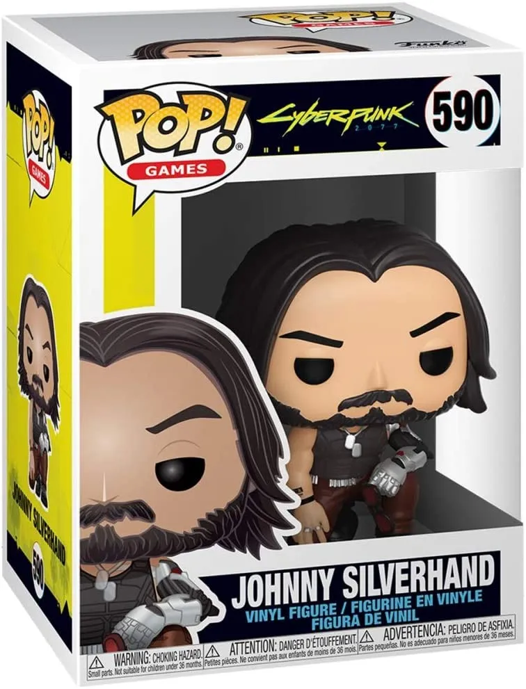 Funko Pop! Games: Cyberpunk 2077 - Johnny Silverhand Kneeling Vinyl Figure