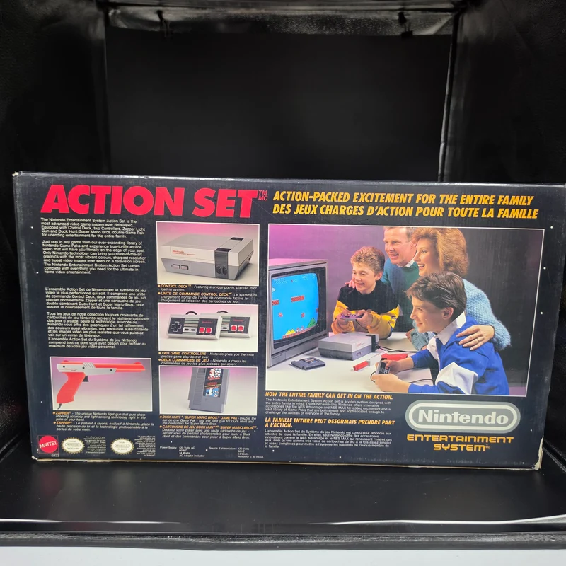 CIB Nintendo NES Action Set - Console Bundle [B]