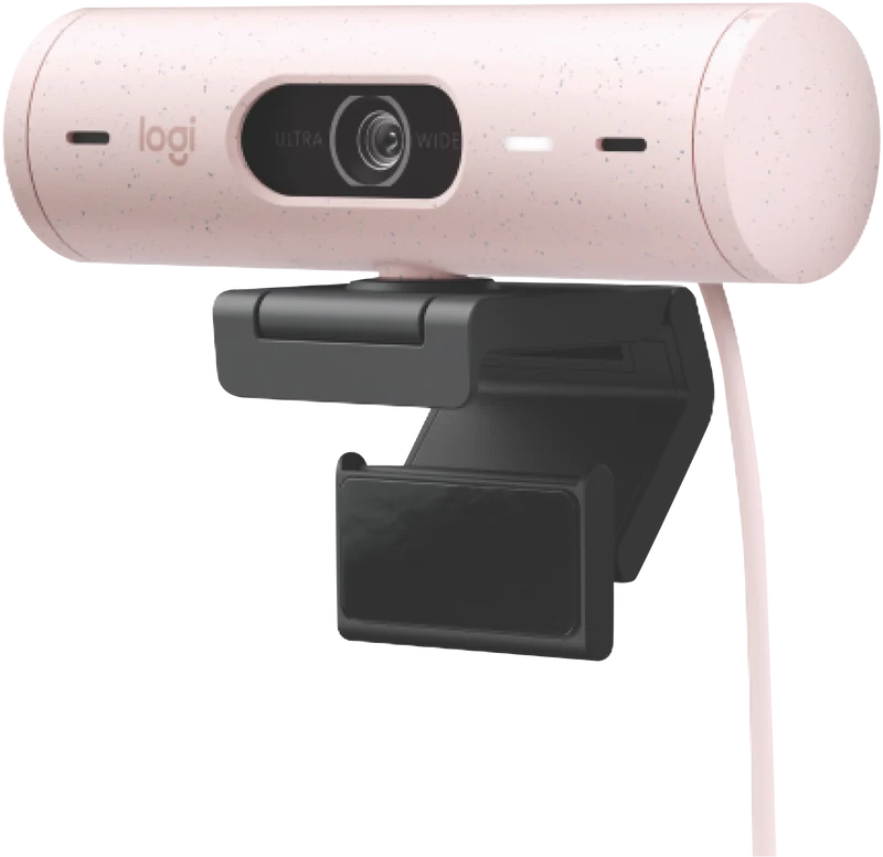 Logitech BRIO 500 Full HD 1080p webcam (Rose)