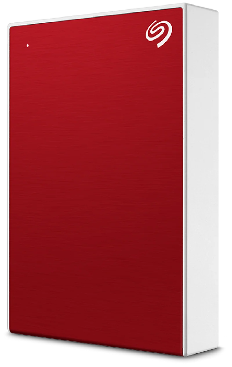 Seagate 5TB OneTouch Portable Hard Drive (Red)
