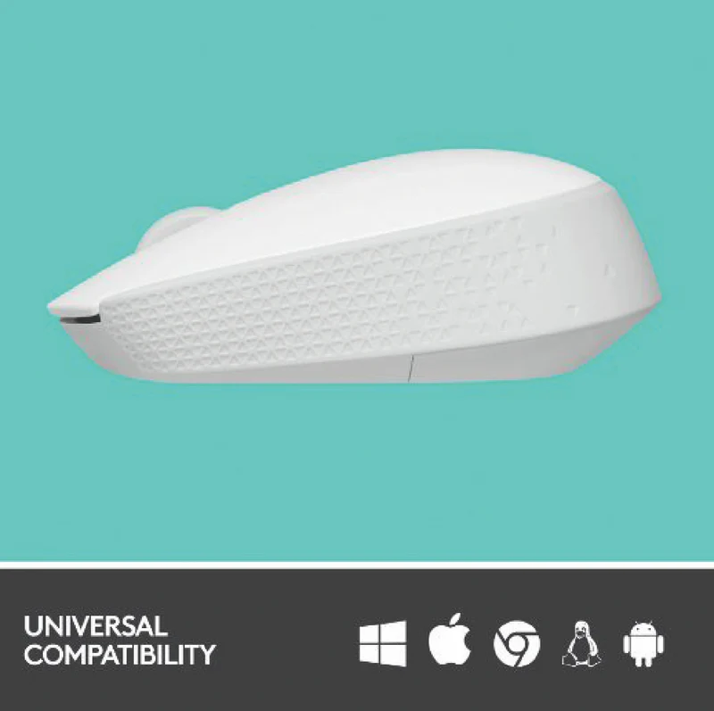 Logitech M171 Compact Wireless Mouse (Off White)