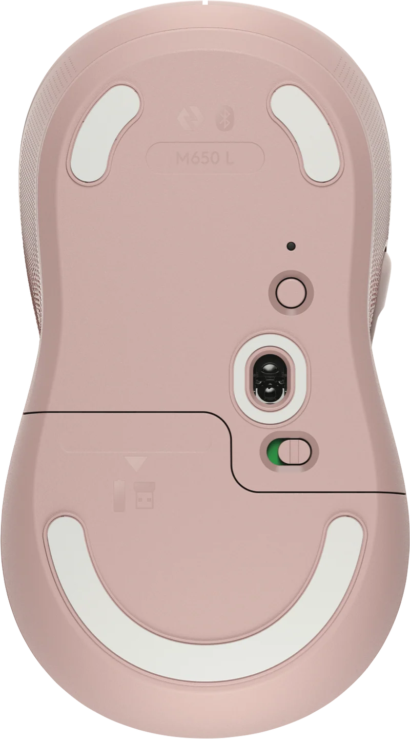 Logitech M650 Signature Wireless Mouse (Rose)