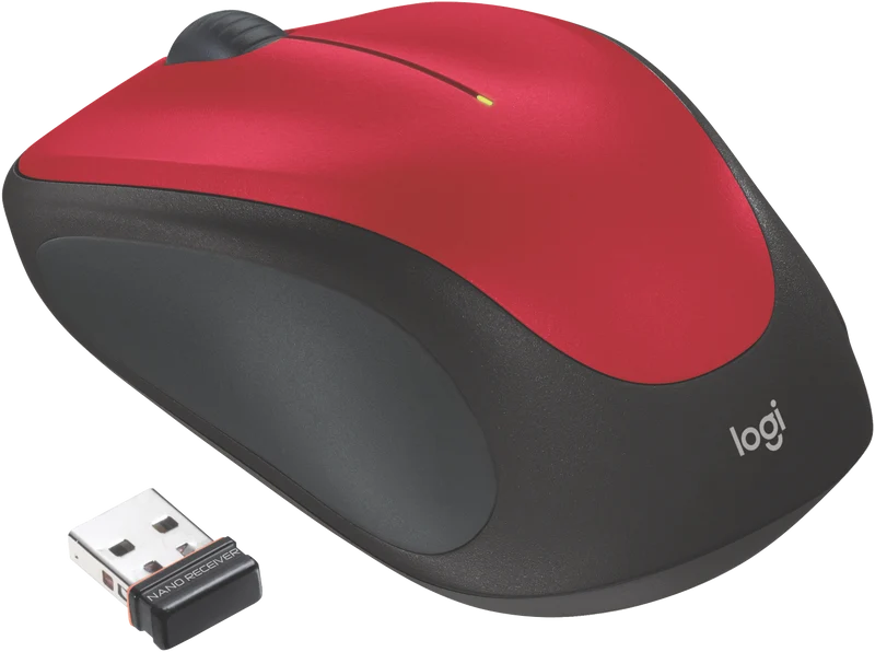 Logitech M235 Wireless Mouse (Red)