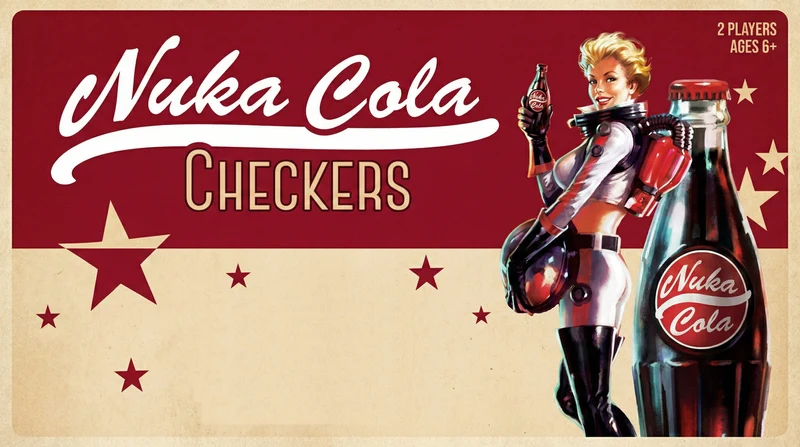 Fallout Nuka-Cola Checkers