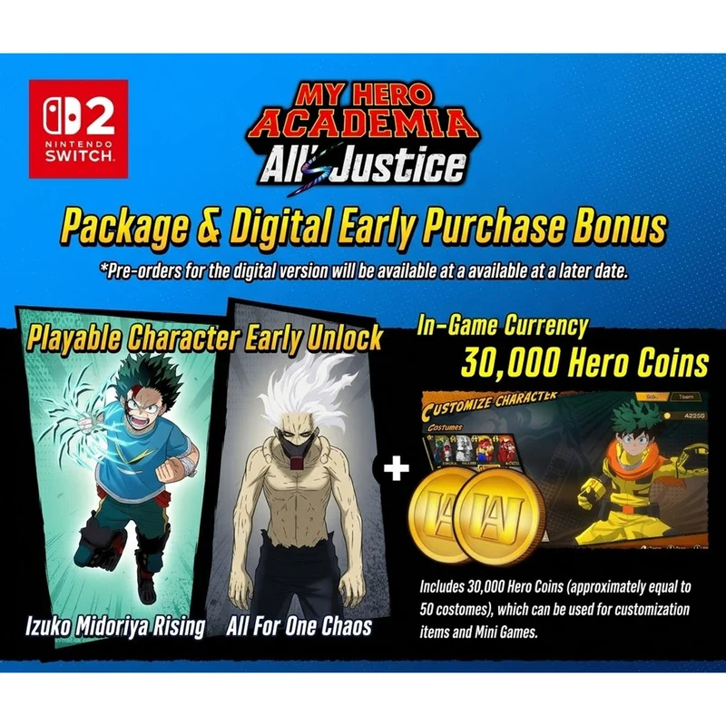 Nintendo Switch 2 My Hero Academia: All's Justice
