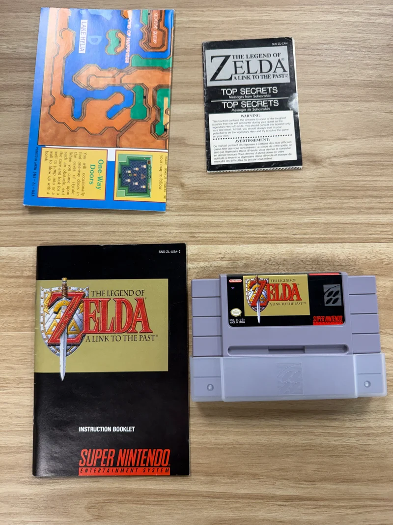 The Legend of Zelda Link to the Past Complete - Nintendo SNES -B