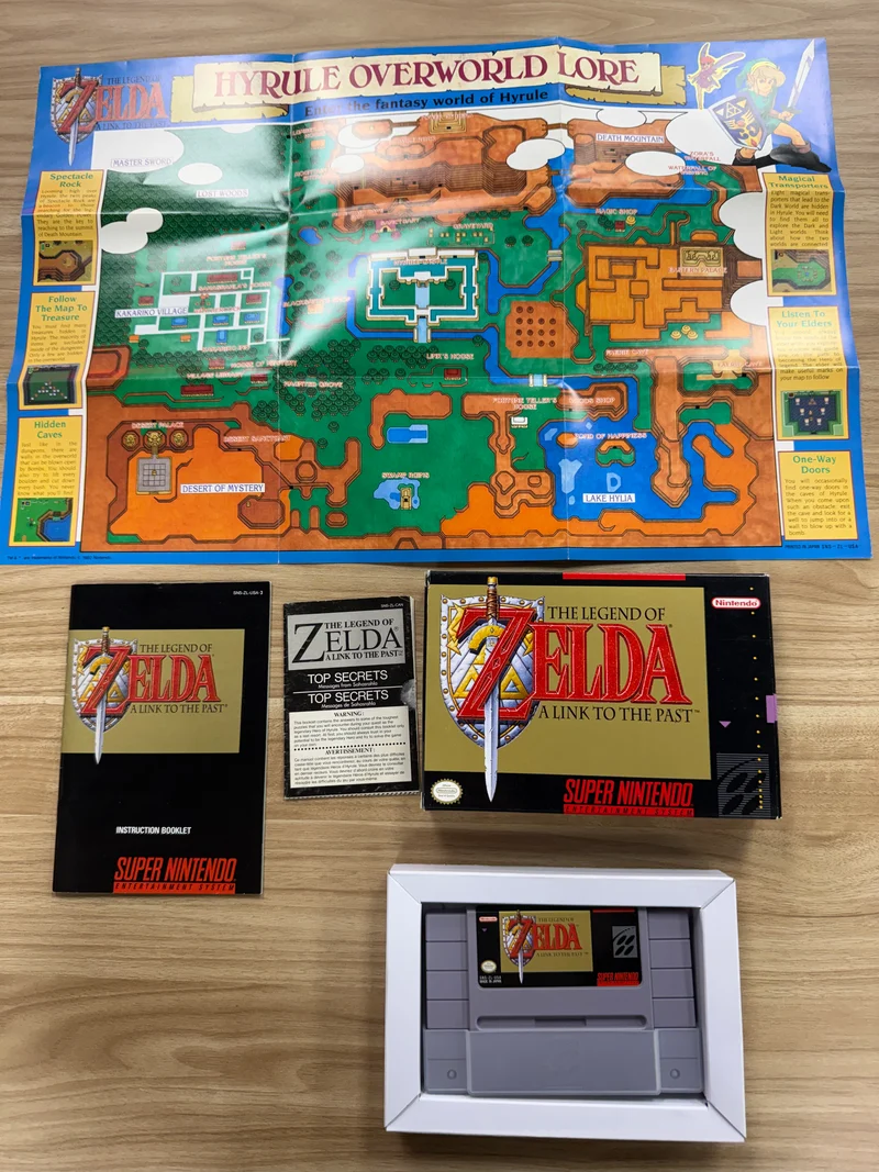 The Legend of Zelda Link to the Past Complete - Nintendo SNES -B