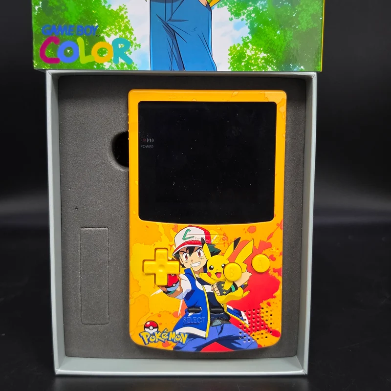Nintendo Game Boy Color (GBC) Custom Ash Trainer Backlit Handheld Console