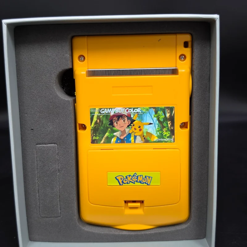 Nintendo Game Boy Color (GBC) Custom Ash Trainer Backlit Handheld Console