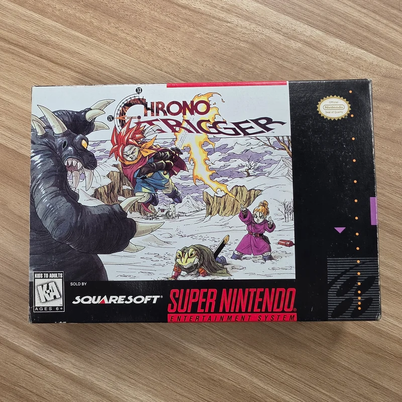 Chrono Trigger Complete + Rare Reg Card - Nintendo SNES