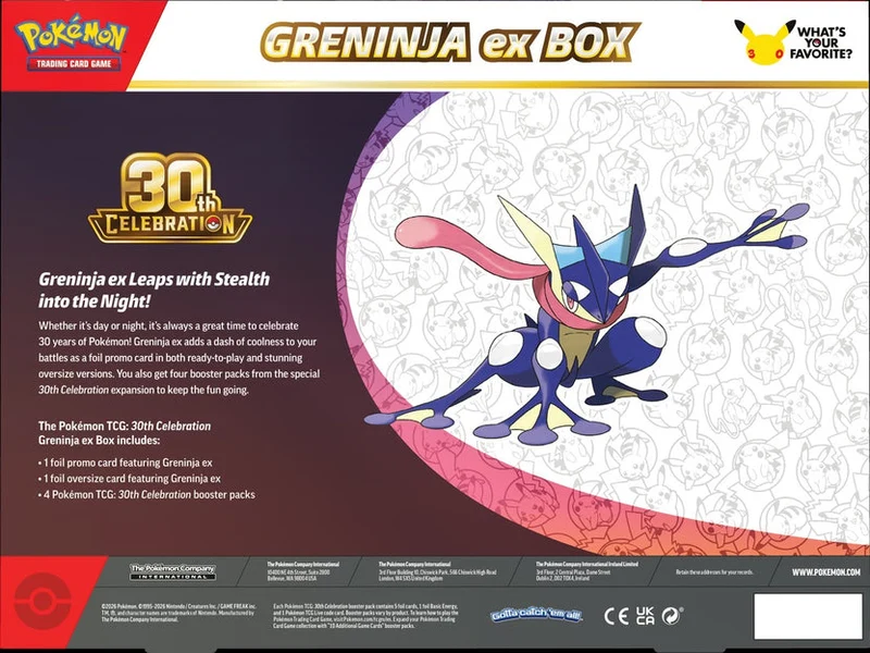 Pokemon - 30th Celebration ex Box
