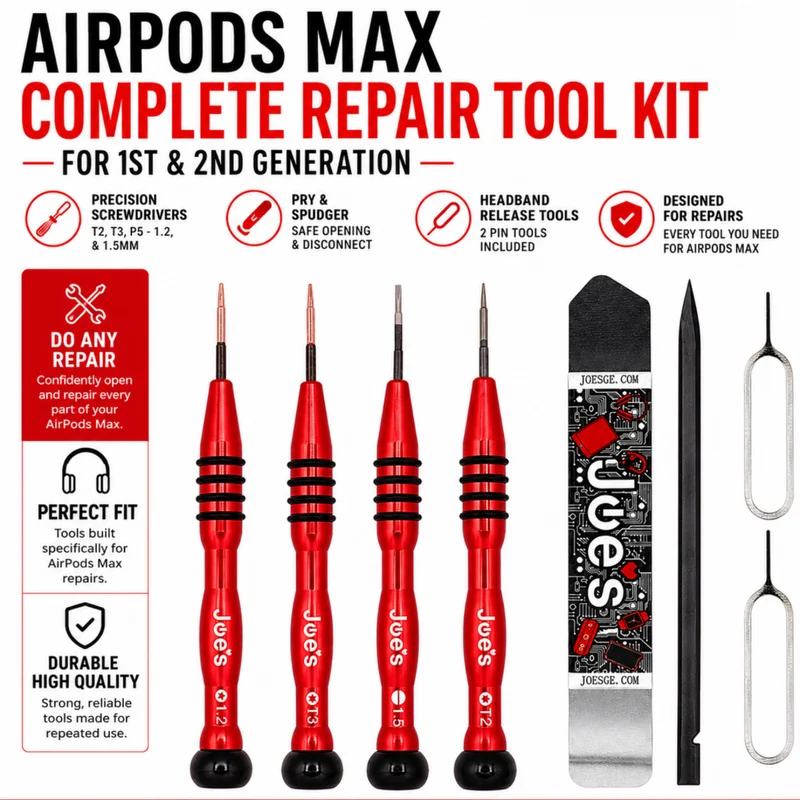 JoesGE AirPods Max 1st and 2nd Generation Full Repair Tool Kit