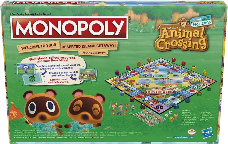 Monopoly: Animal Crossing New Horizons Edition - Board Game