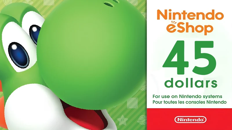 $45 Nintendo eShop Digital Gift Card