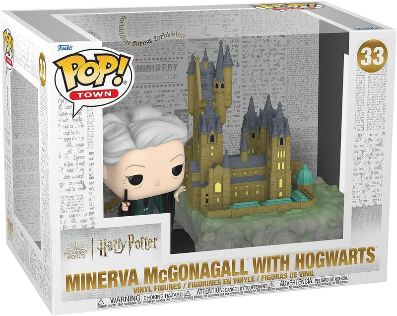 Funko Pop! Town | Harry Potter: Chamber of Secrets 20th Anniversary | Minerva with Hogwarts
