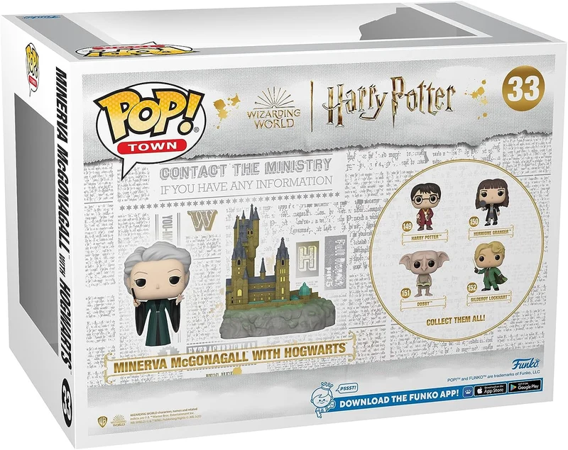 Funko Pop! Town | Harry Potter: Chamber of Secrets 20th Anniversary | Minerva with Hogwarts