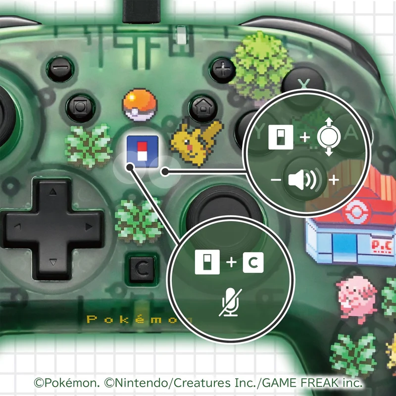 HORI Wired HORIPAD Turbo for Nintendo Switch 2 [Pokemon Pixel Green]