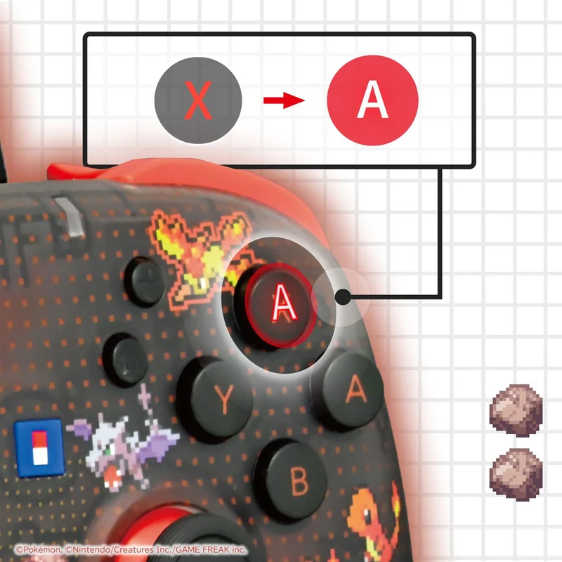 HORI Wired HORIPAD Turbo for Nintendo Switch 2 [Pokemon Pixel Red]