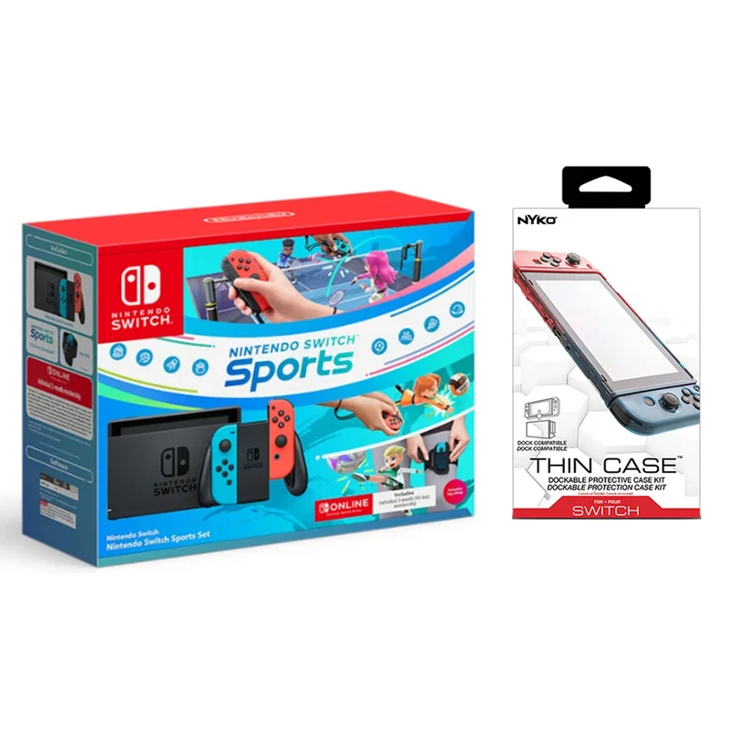 Nintendo Switch Console with Nintendo Switch Sports Bundle + 1 Year Local Warranty by Singapore Nintendo Distributor