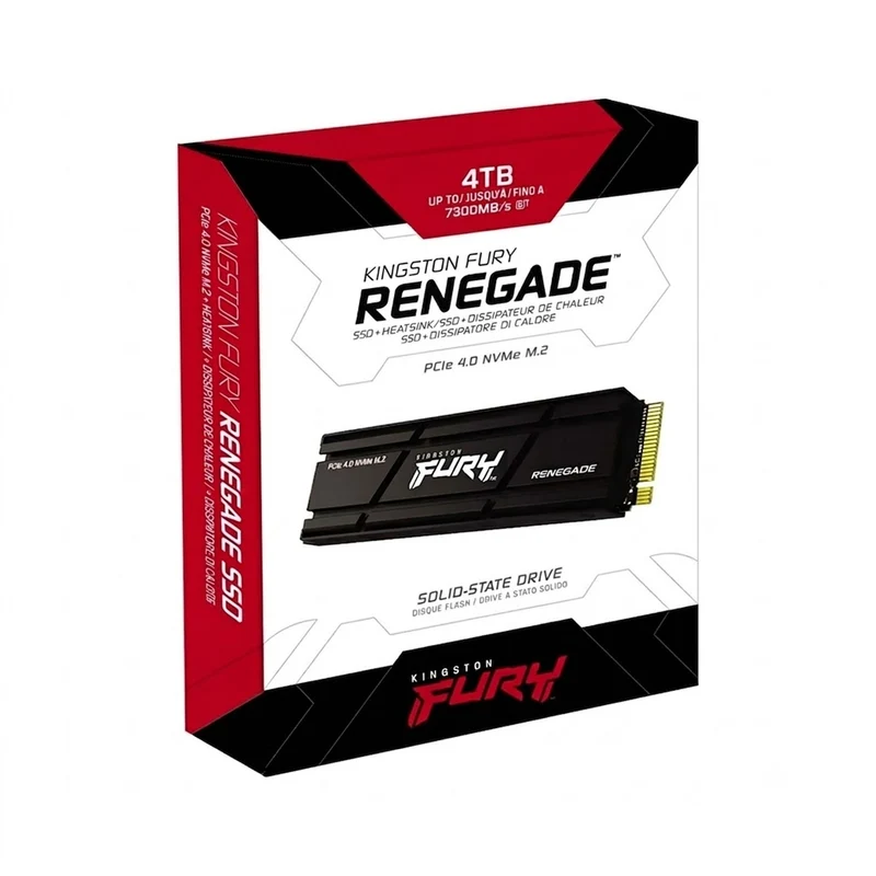 Kingston FURY Renegade PCIe 4.0 NVMe M.2 SSD With Heatsink [2TB / 4TB]