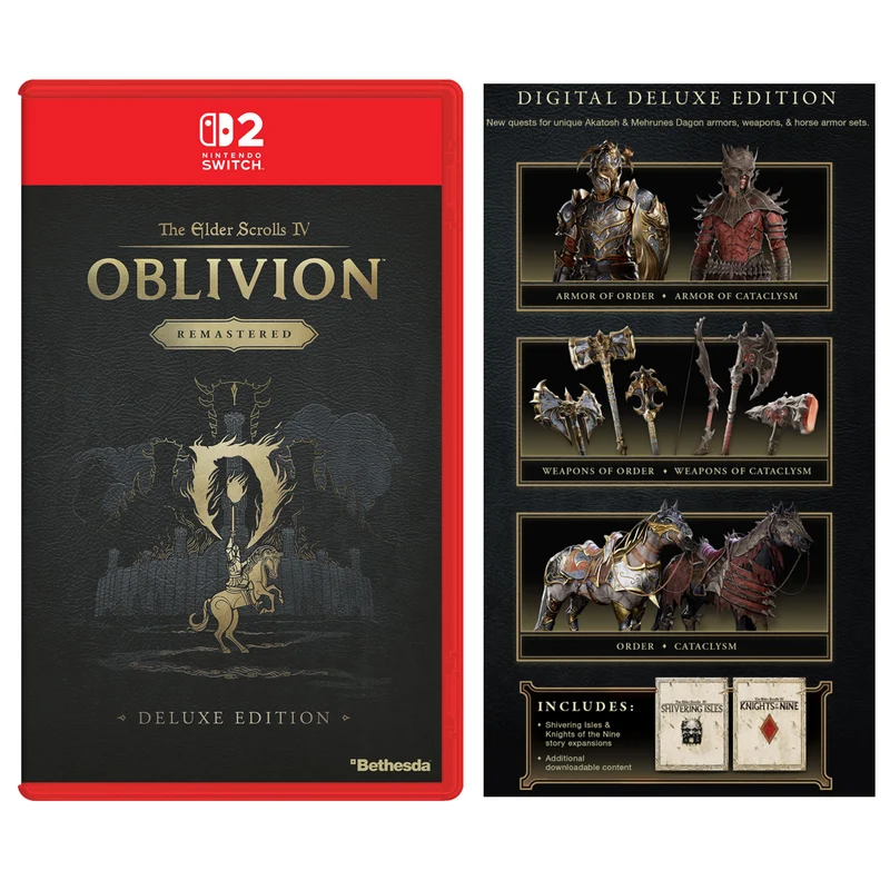 Nintendo Switch 2 The Elder Scrolls IV: Oblivion Remastered Deluxe Edition