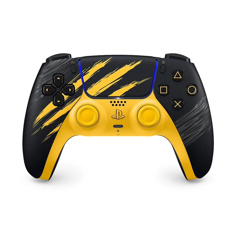 PS5 Official Sony DualSense Wireless Controller Marvel’s Wolverine Battle Yellow Limited Edition + 1 Year Warranty by Sony Singapore
