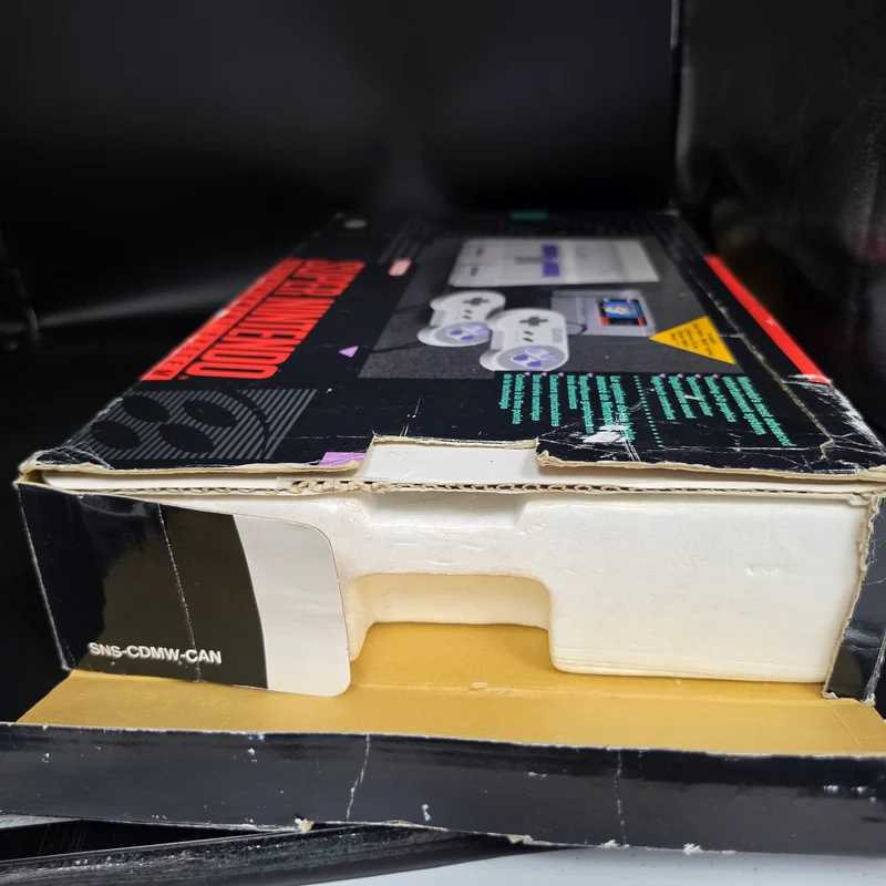 CIB Super Nintendo Console Bundle + Super Mario world (SNES-001)