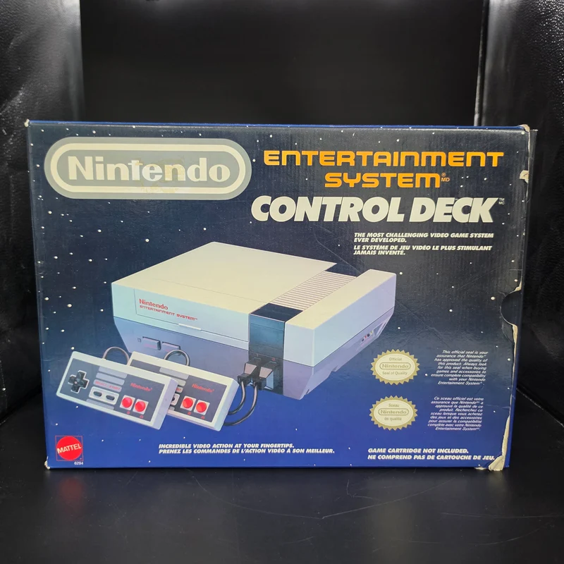 CIB Nintendo NES Control Deck - Console Bundle