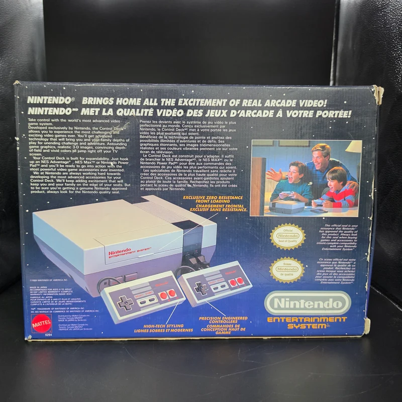 CIB Nintendo NES Control Deck - Console Bundle