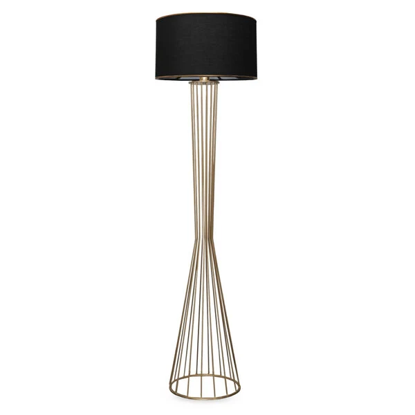 Opviq Floor Lamp, Gold, Black