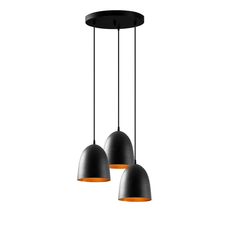 Opviq Tattoo Light Hanging Pendant Lamp, Black