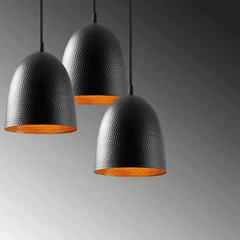 Opviq Tattoo Light Hanging Pendant Lamp, Black