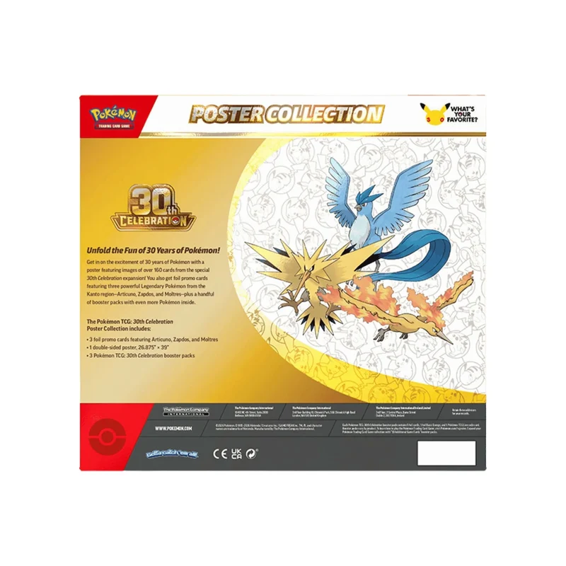 Pokemon TCG 30th Celebration Poster Collection