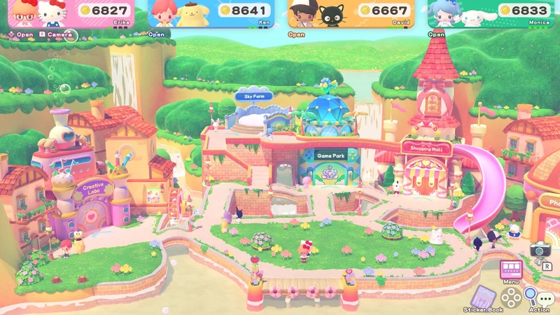 Nintendo Switch Hello Kitty Party Land [Day 1 Edition]